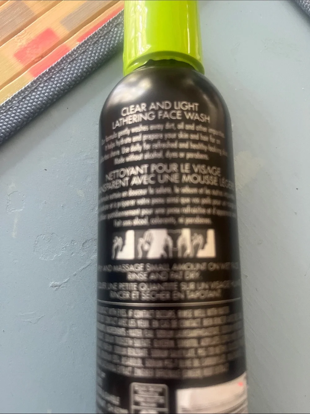 Gentle & Rapid Hydrating Face Wash — Black Bottle with Green Cap